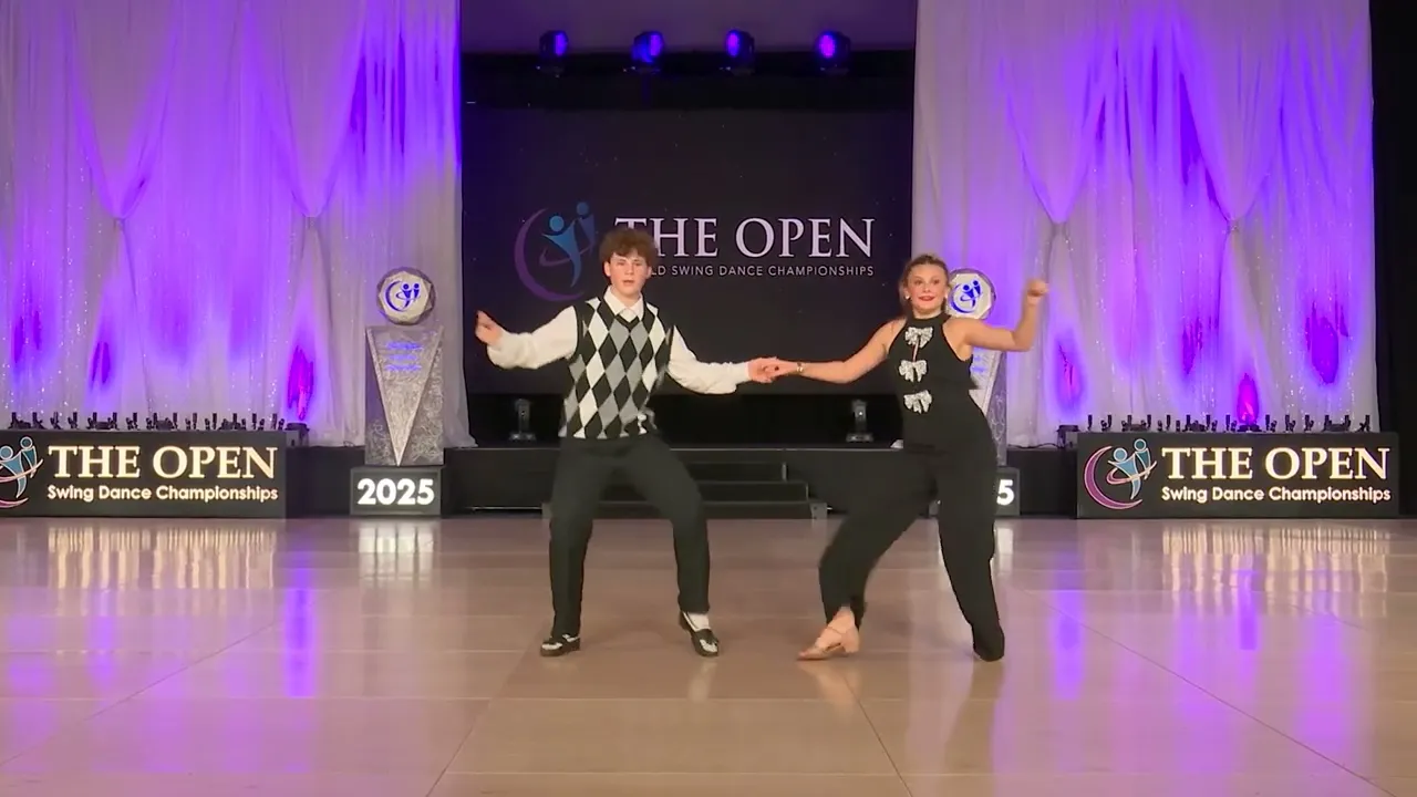 Jackson McLaughlin and Saddie Honeycutt - Strictly Shag - Juniors Finalist - The Open 2025