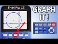 How to Graph a Circle Given Center and Radius TI 84 Plus CE
