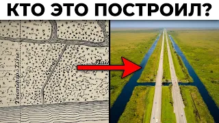Америку не строили, а откапывали . Каналы неизвестной цивилизации в США
