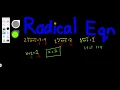 Algebra - Solving Radical Equations Example Problem
