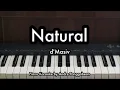 Download Lagu Natural - d'Masiv | Piano Karaoke by Andre Panggabean