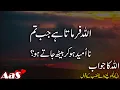 Lagu Allah Farmata Hai Jab Tum Na Umeed Ho Ke Beth Jate Ho?? || Syed Ahsan AaS