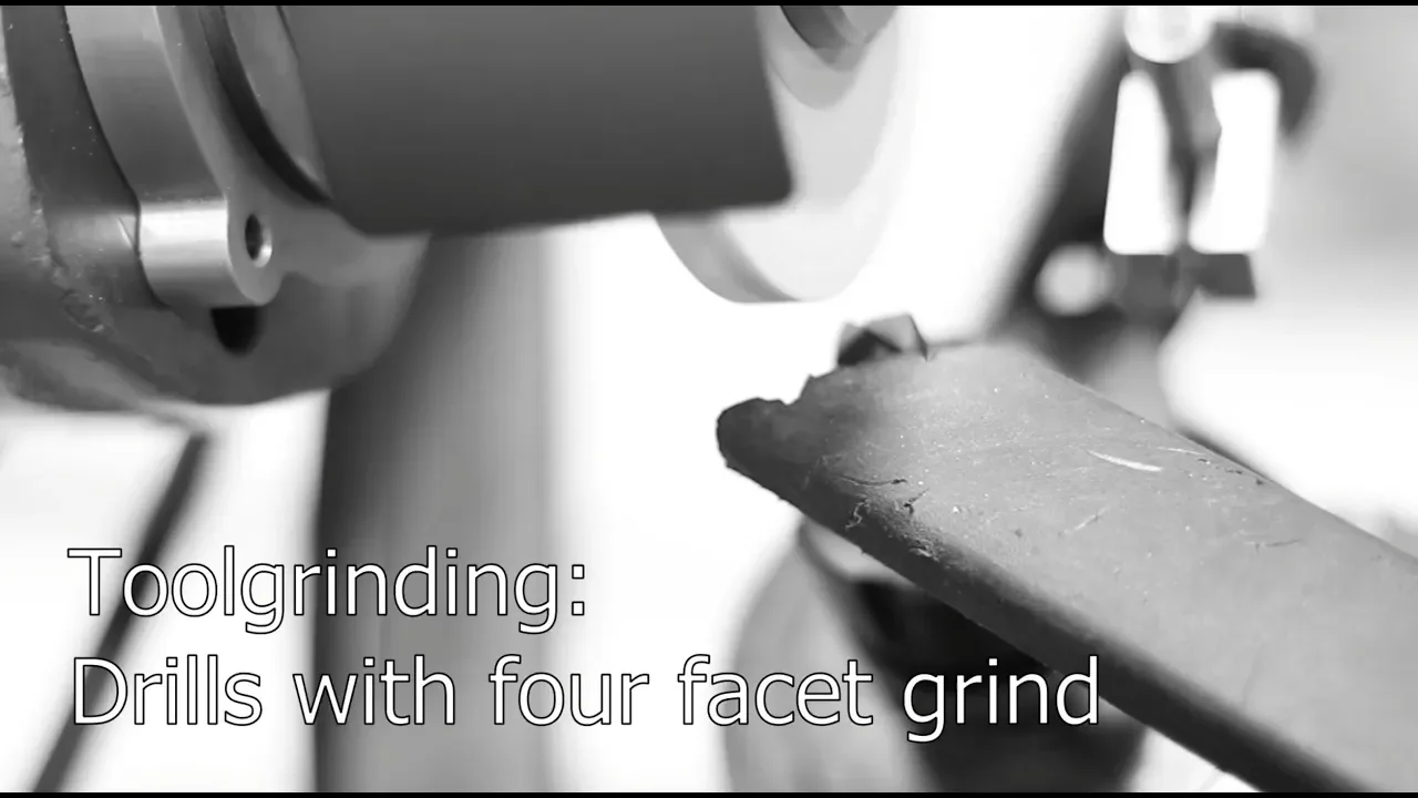 Toolgrinding: Four facet grind