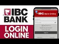 How to Login to ibc Bank online Sign in online banking