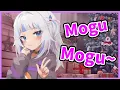 Gura does Okayu's Mogu-mogu and made to be Out of Context【Gawr Gura / HololiveEN】