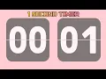 1 Second Timer Bold Countdown Confetti Blast