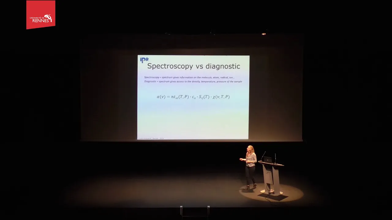Conférence IPR 26/11/19 : Lucile Rutkowski Brosser le portrait de molécules d'intérêt astrophysique
