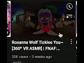 Roxanne Wolf Tickles You ASMR