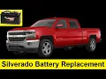 Replacing a 2018 Chevy Silverado Truck Battery