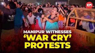 Manipur witnesses ‘war cry’ demonstrations; thousands demand end to violence