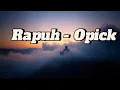 Download Lagu Rapuh - Opick || LIRIK