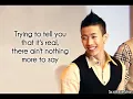 English Version Jay Park   Count on Me Nothing On You