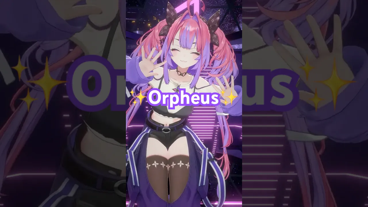 カリオペ先輩のOrpheus踊ってみた！【綺々羅々ヴィヴィ】#shorts  #dance  #hololive  #music  #anime  #vtuber