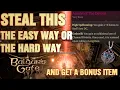 Baldur s Gate 3 Steal the Amulet of the Devout and get a bonus weapon that does 5-38 base damage