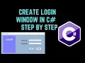Create Login Window in C using SQL database