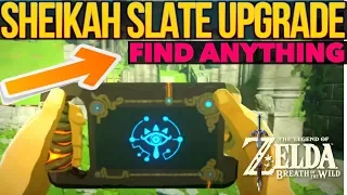 sheikah slate max upgrade find everything in the game zelda breath of the wild