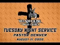 Tuesday Service 08-11-26