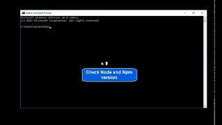 Angular 4 Environment Setup In Windows