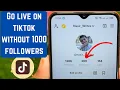 Download Lagu How To Go Live On TikTok Without Having 1000 Followers (2022)