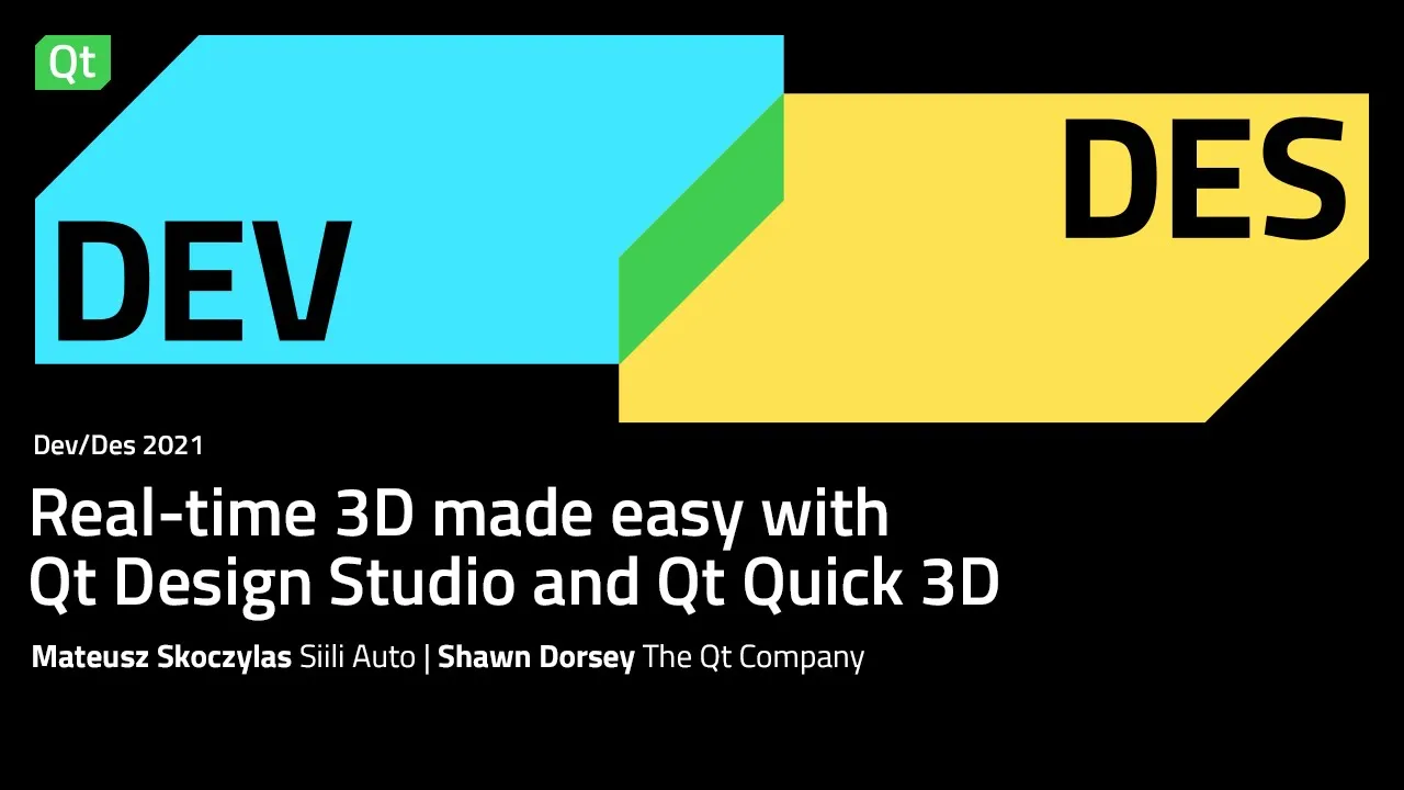 Real-time 3D made easy with Qt Design Studio and Qt Quick 3D