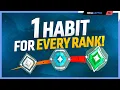 1 GOOD HABIT to ESCAPE Every Rank! Mp3 Song Download
