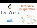 LeetCode problems - Maximal Square DP solution