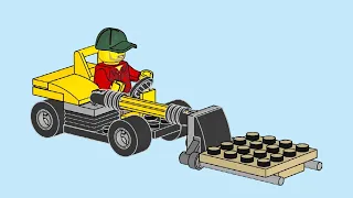 LEGO 952212 Instructions | City | Fork Lift Truck | Magazine Gift