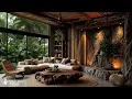 A Slow Sunday Morning With Cozy Cabin Jazz | Gentle Jazz Music For Focus, Study & Morning Coffee