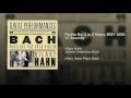 Violin Partita No. 3 in E Major, BWV 1006: VI. Bourrée