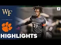 Wake Forest vs Clemson | NCAA College Cup Soccer Championship | Highlights - December 01, 2024