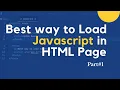 Javascript Different ways to load JavaScript in HTML page explained - Part 1
