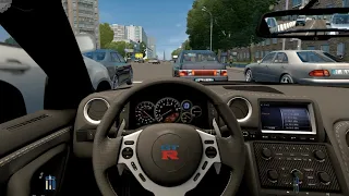 City Car Driving - Nissan GT-R R35 | Fast Driving