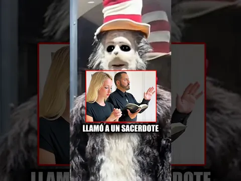 INFLUENCER LLAMÓ A UN SACERDOTE PARA BENDECIR EL DISFRAZ DEL GATO DEL SOMBRERO #catinthehat #Terror