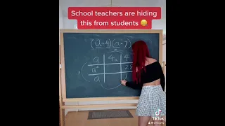 TikTok Math Shortcut Multiply Binomials Using Box Method