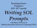 Virginia Writing SOL -