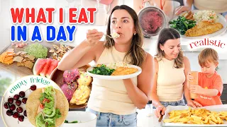 What I Eat In A Day (Empty Fridge Edition) | Realistic Mom Life with 2 Kids