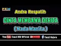 Download Lagu Andra Respatih - CINTA MEMBAWA DERITA (Karaoke / Lirik) Nada WANITA