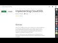 Implementing Cloud SQL Arcade March 2024
