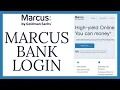 How To Login Marcus Online Banking Account 2022 www marcus com Sign In