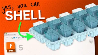 The Secret Shell Trick Day 5 of Learn Autodesk Fusion in 30 Days 2026 EDITION