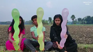 outdoor fun with Rocket Balloon and learn colors for kids by I kids episode -491.
