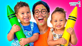 Henrique quer ser um bom irmão para Heitor e Helena com a lista de tarefas - Universo Kids