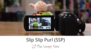 Slip Slip Purl SSP Tutorial - The Loopy Ewe