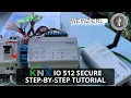 Lagu KNX IO 512 installatiehandleiding: bedrading, ETS-programmering en verborgen functies!