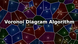 A simple algorithm for 2D Voronoi diagrams