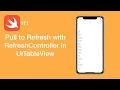 Pull to Refresh with RefreshController in UITableView - Swift