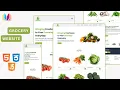 How To Make Responsive A Grocery Store Website Design Using HTML CSS And JavaScript - Step By Step