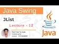 java Swing - JList