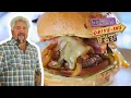Guy Fieri Visits the ULTIMATE Burger Joint in Cali Diners Drive-Ins and Dives Food Network
