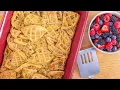 How To Make Breakfast Waffle Bread Pudding with Berries By David Venable